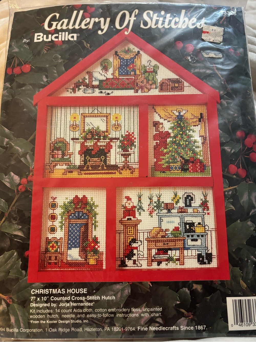 Counted cross-stitch Bucilla Christmas House